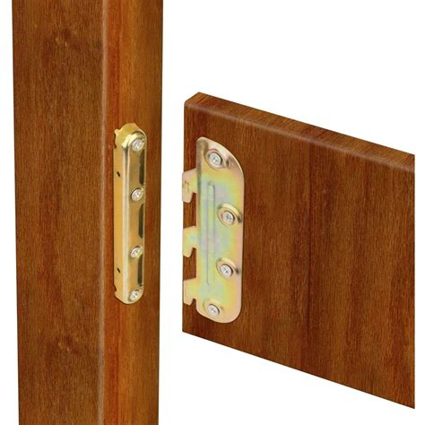 wood bed frame hardware brackets